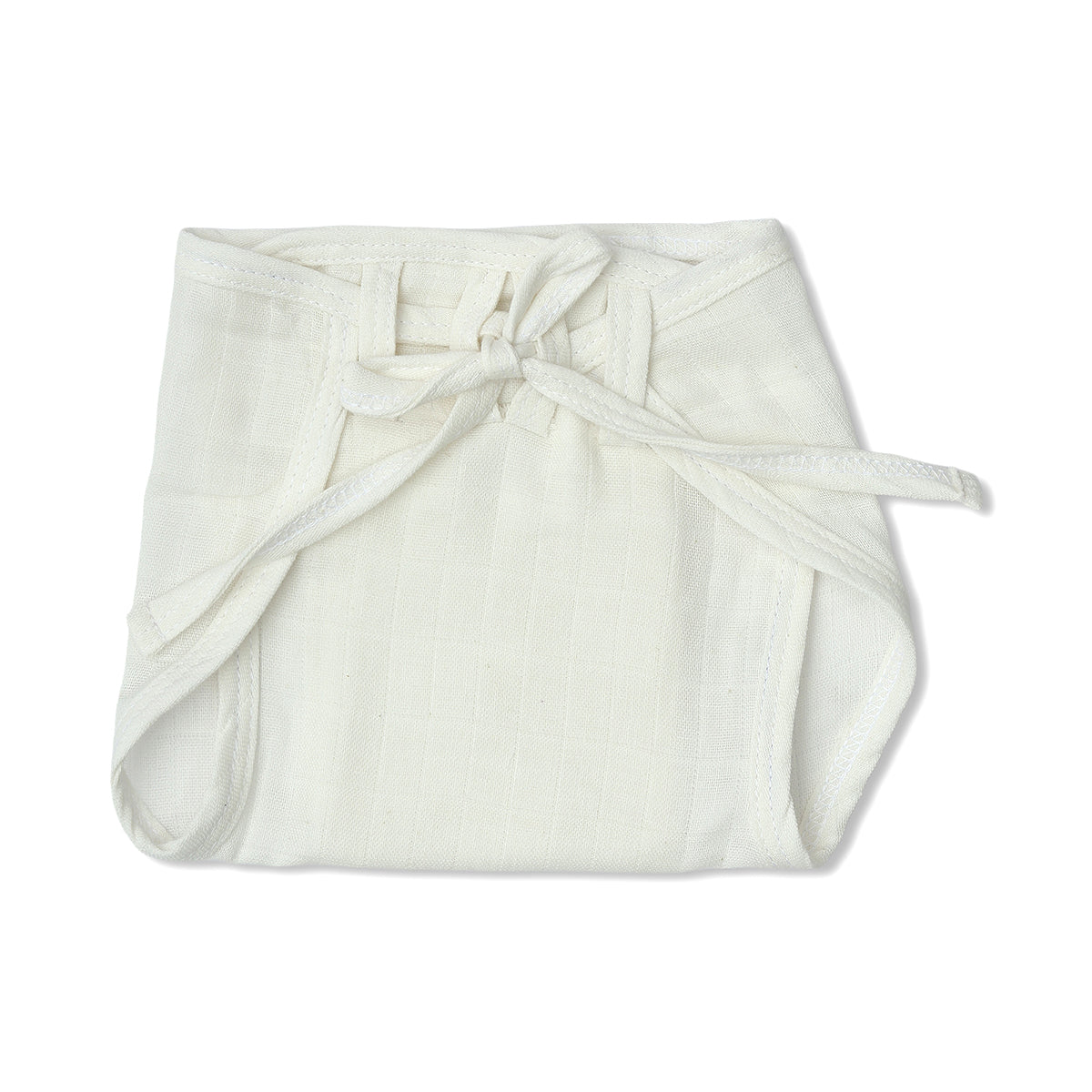 Baby Unisex Solid And Print Tie,Up Nappy Pack Of 3, Green, White And Yellow