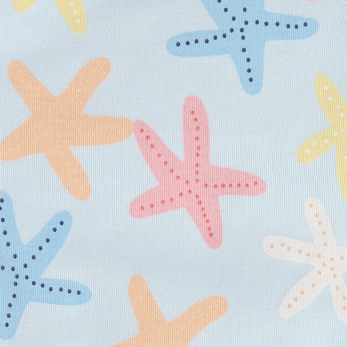 Baby Unisex Starfish Print, Seal Print And Solid Training Pants Pack Of 3, Blue And Yellow