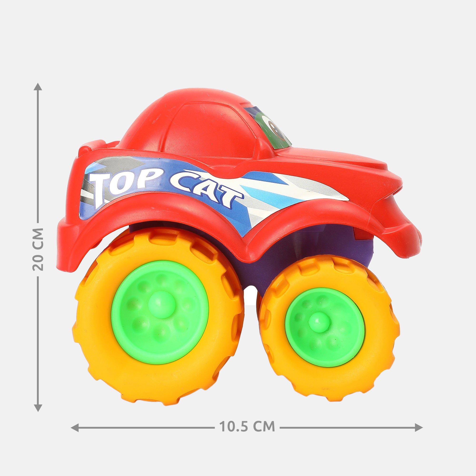 Mini Monster Free Wheel Car Red