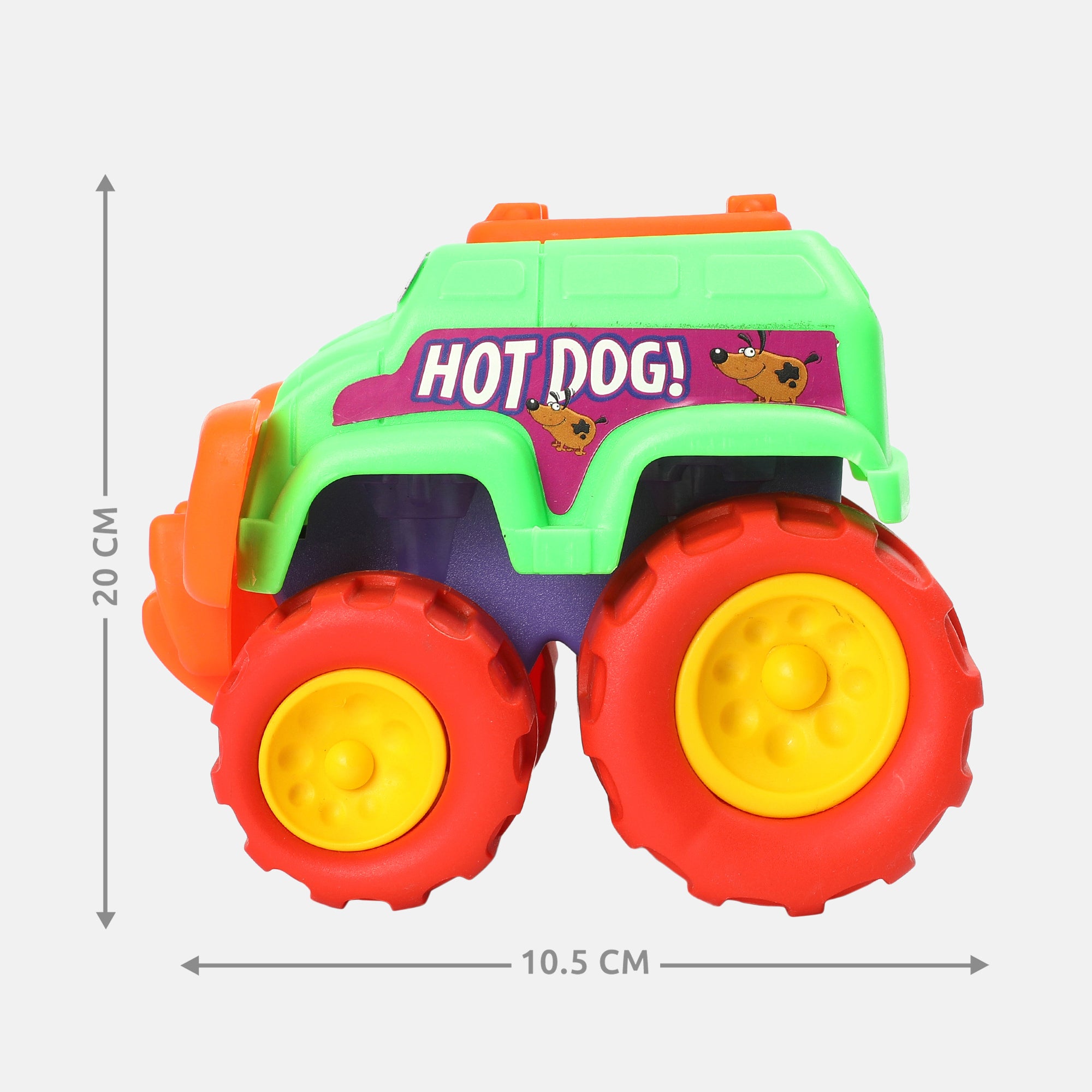 Mini Monster Free Wheel Truck Green