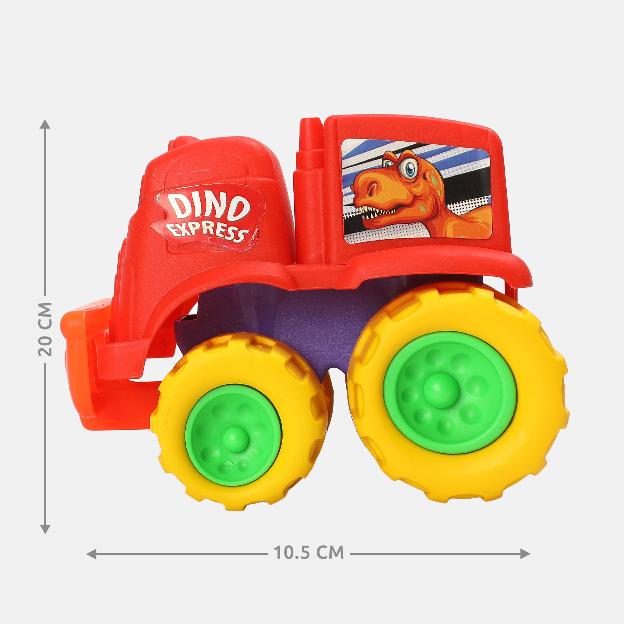 Mini Monster Free Wheel Truck Red