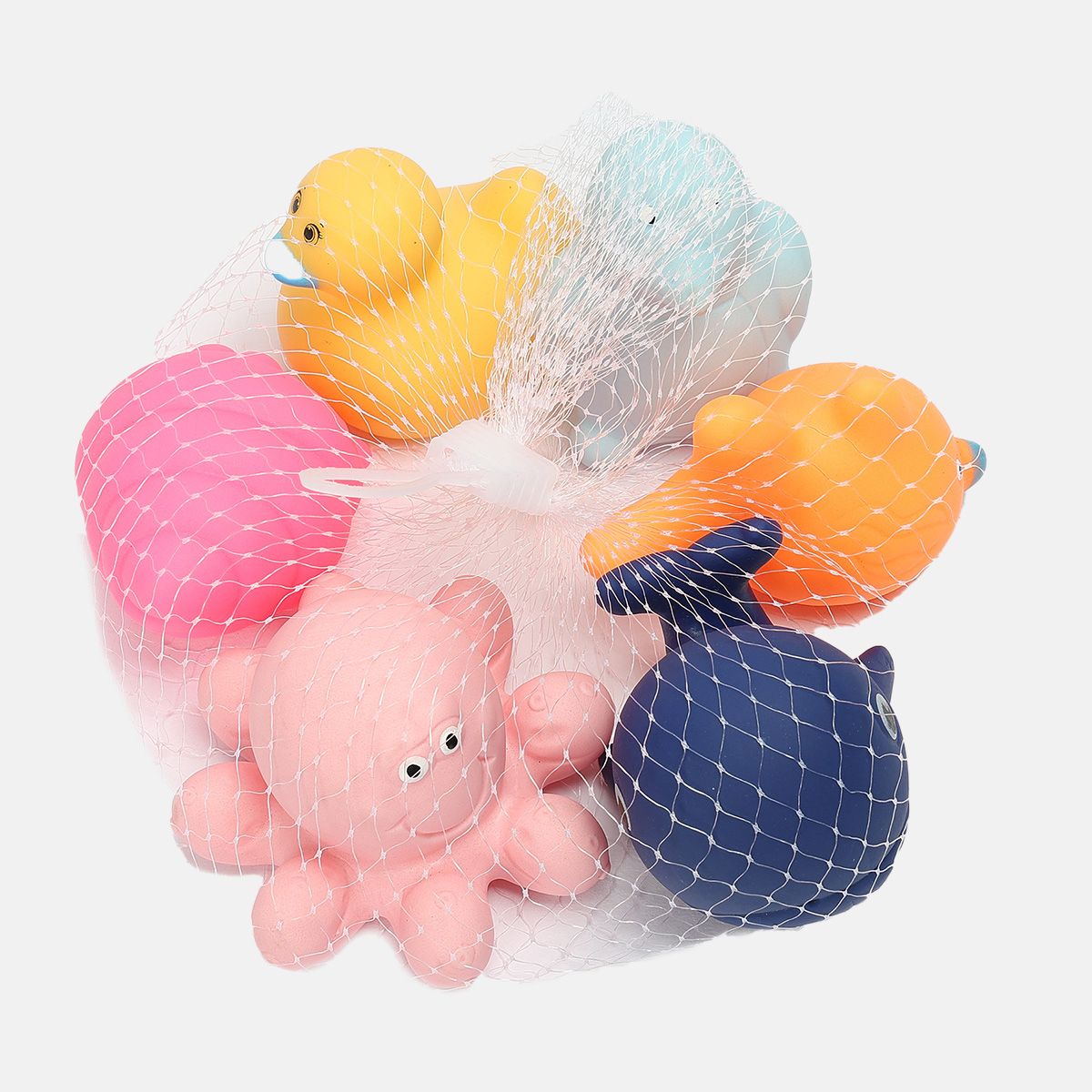 Unisex Multi Ocean Animals Squeezy Toy Set