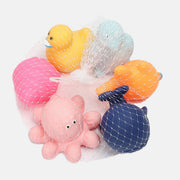 Unisex Multi Ocean Animals Squeezy Toy Set