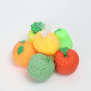 Unisex Multi Fruits Squeezy Toy Set