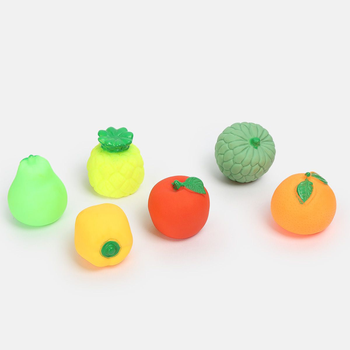 Unisex Multi Fruits Squeezy Toy Set