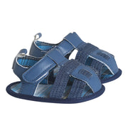 Baby Soft Sole Sandals with Adjustable Straps, Blue