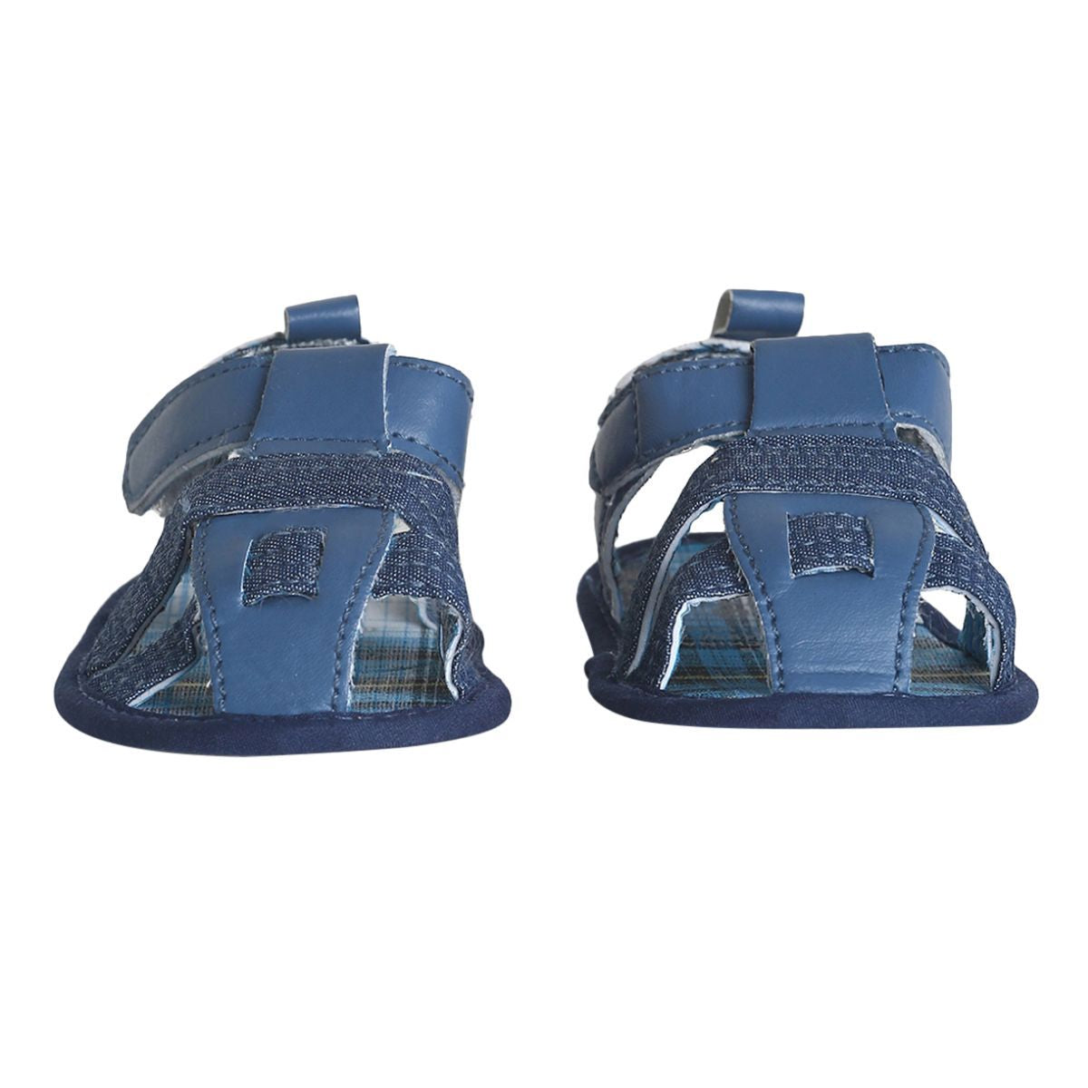 Baby Soft Sole Sandals with Adjustable Straps, Blue