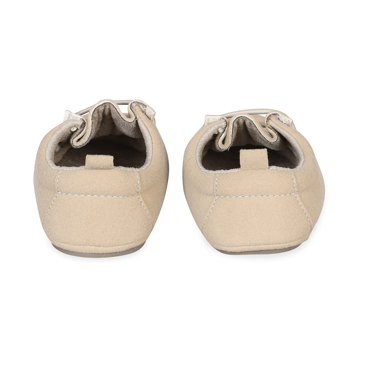 Baby Boys Solid Suede Moccasins Soft Sole Shoes, Beige