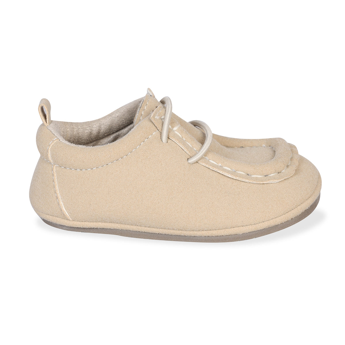 Baby Boys Solid Suede Moccasins Soft Sole Shoes, Beige