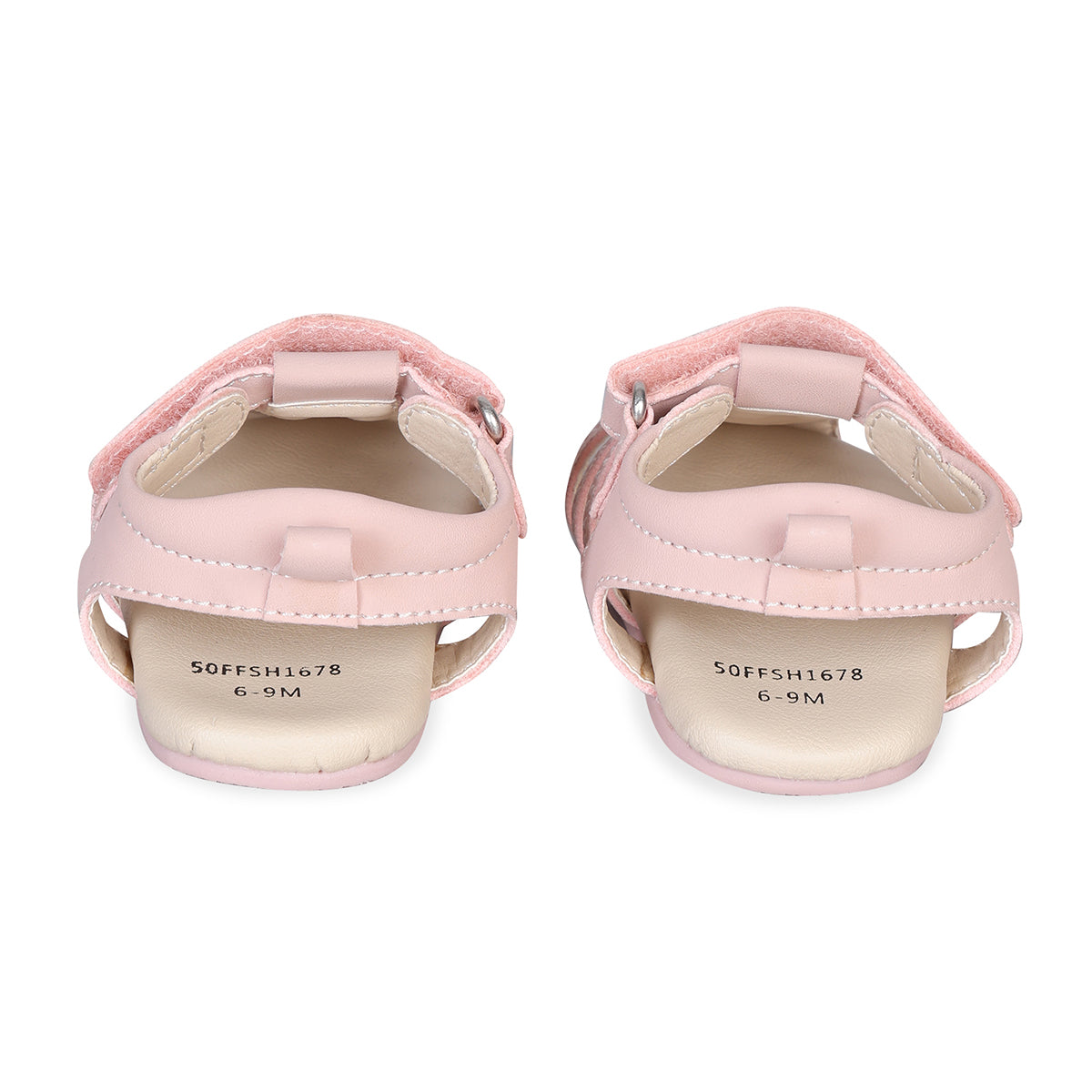 Baby Girls Strappy Open Toe Sandals, Pink