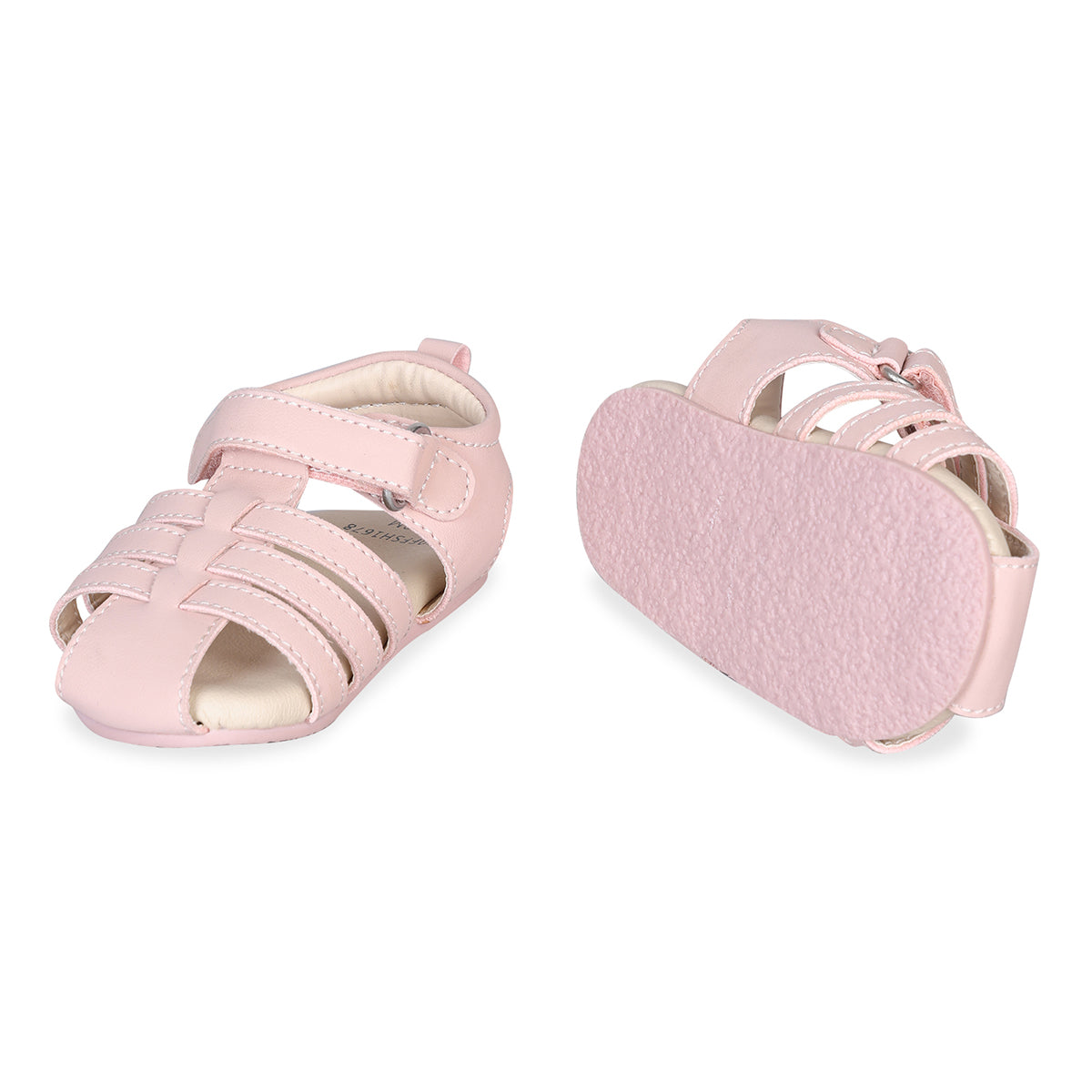 Baby Girls Strappy Open Toe Sandals, Pink