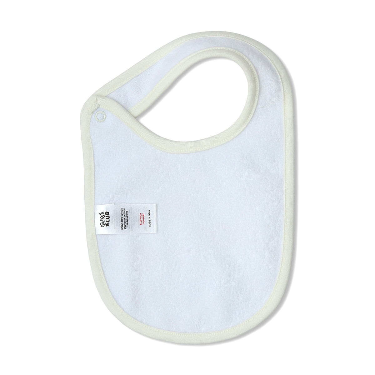 Baby Unisex Sea Print And Beach Print Bib Pack Of 2, Pink And Off White