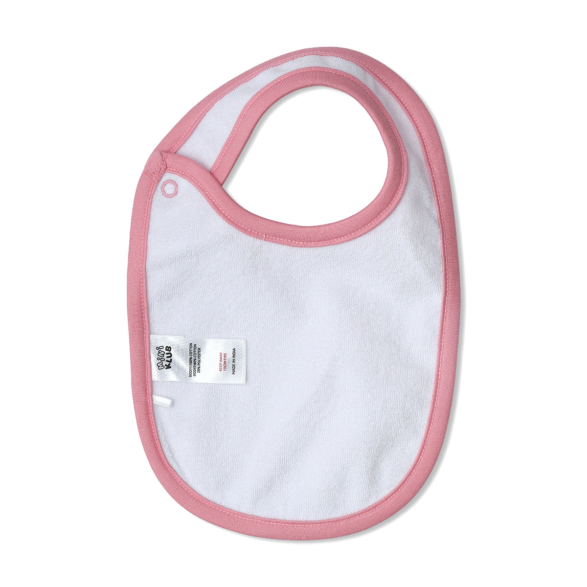 Baby Unisex Floral Print And Placement Print Bib Pack Of 2, Pink And Lavender