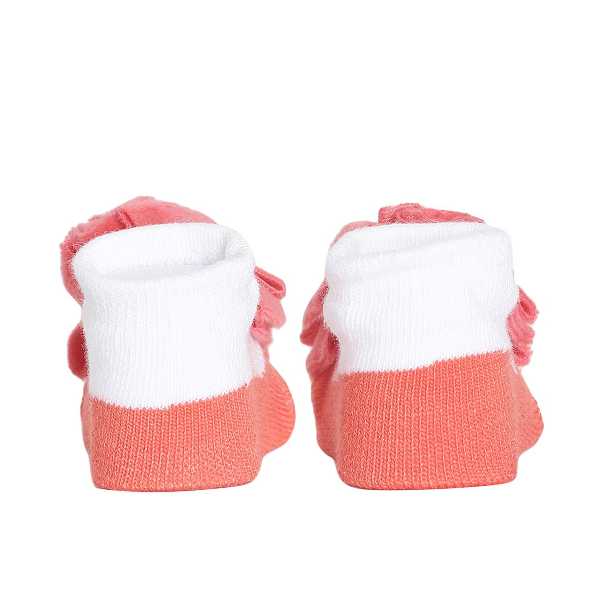 Girls Pink Floral Booties and Headband Gift Set