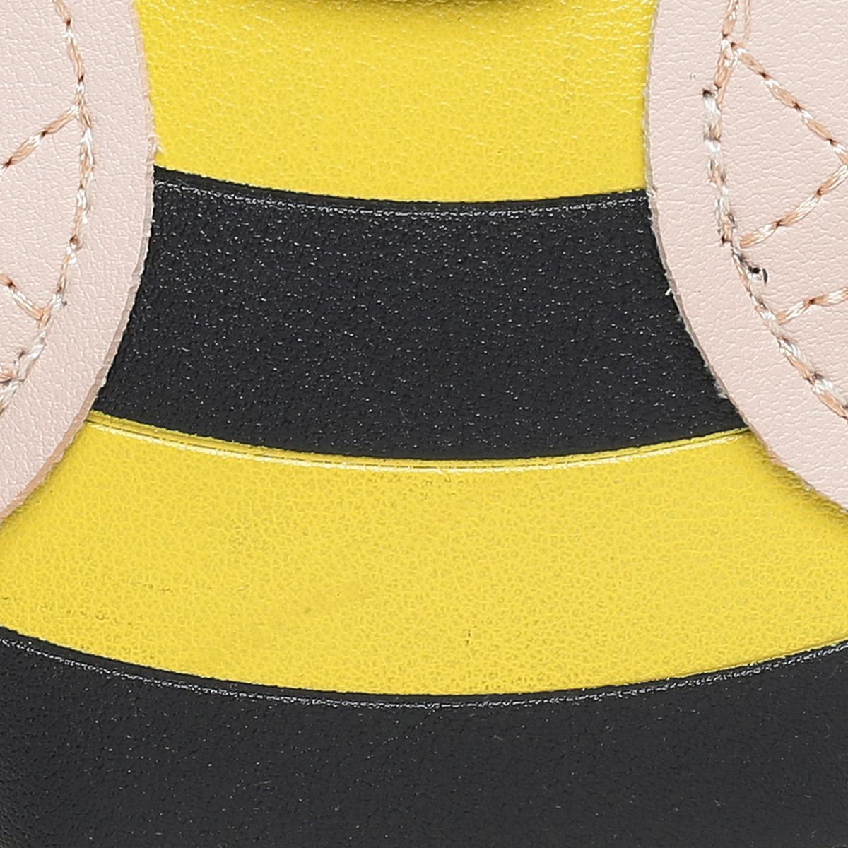 Baby Girls Yellow and Black Synthetic Leather Sling Bag Pack of 1 Bee Design Casual Accessory