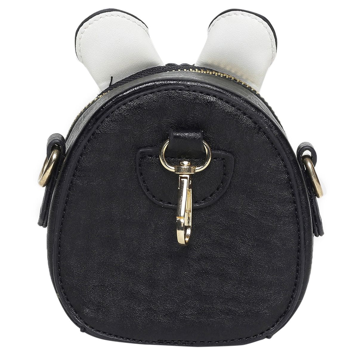 Girls Navy Blue Animal Face Mini Crossbody Coin Purse