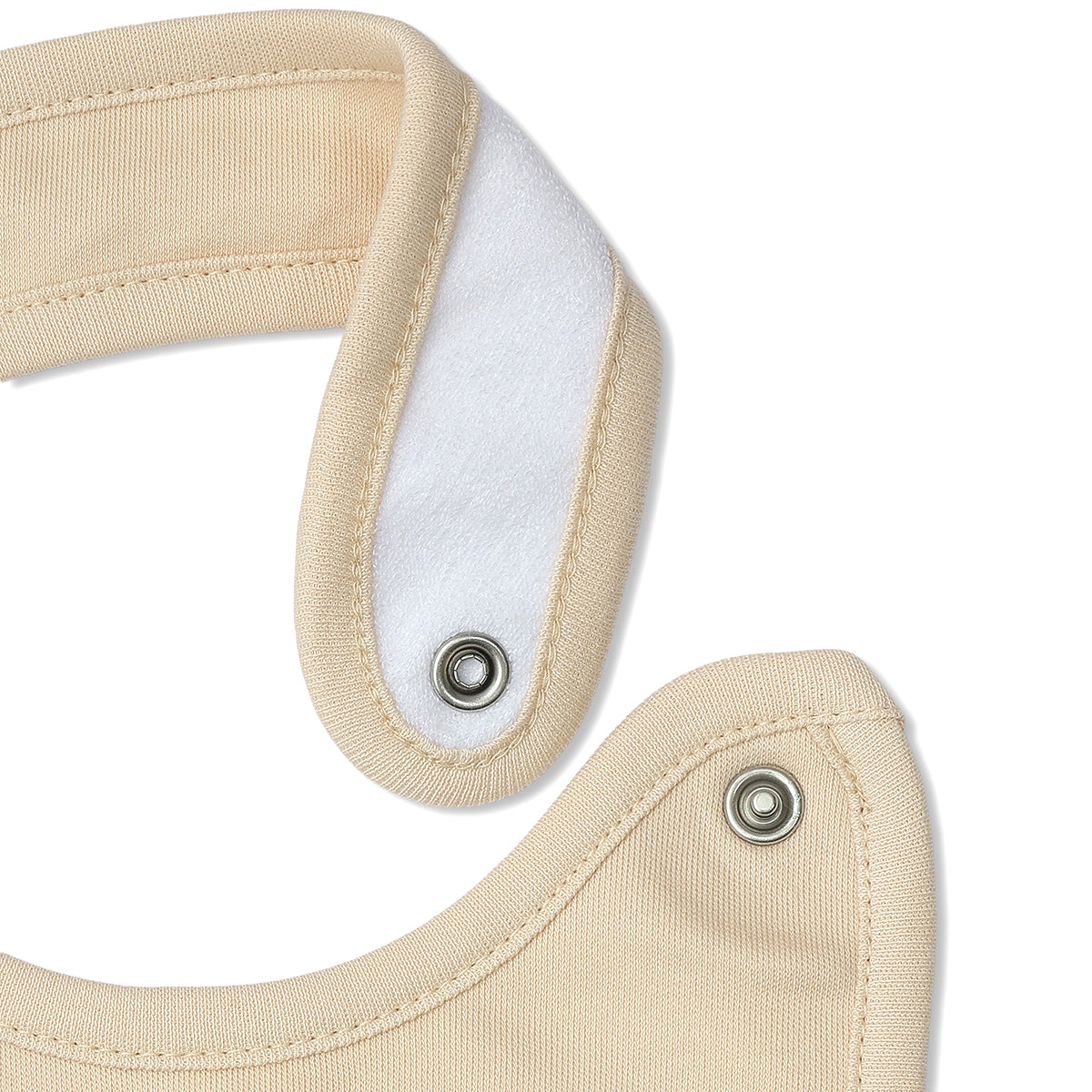 Baby Unisex Printed Bib Pack Of 2, Green And Beige
