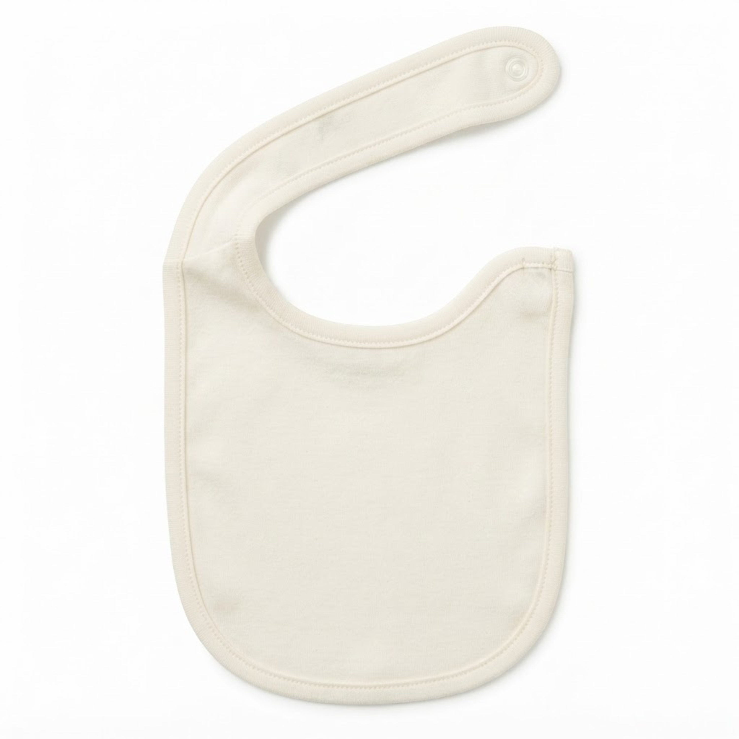 Baby Ivory Cotton Bib Animal Print Feeding Essential