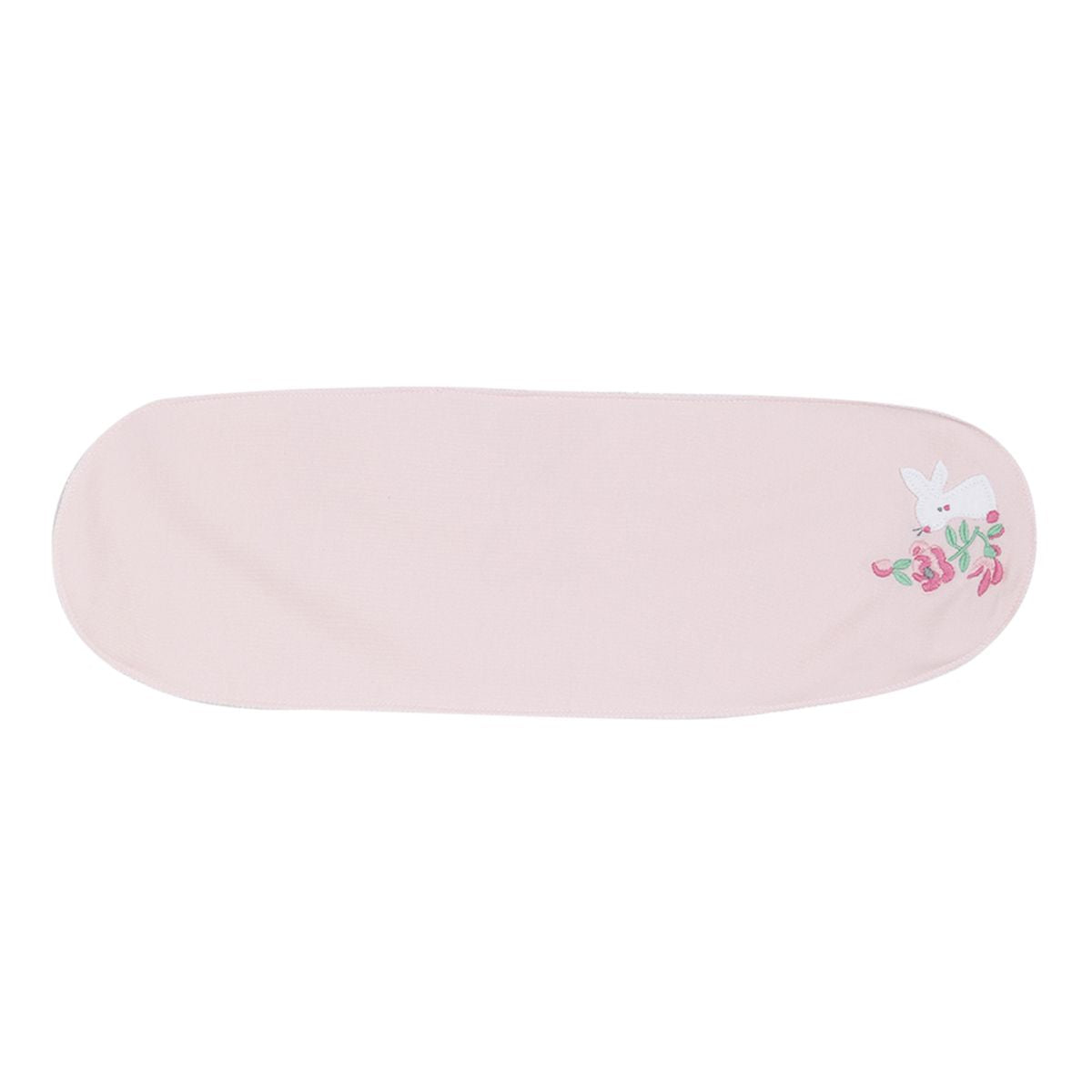 Girls Pink Floral Print Burp Cloth Pack of 2 Soft & Absorbent Feeding Cloths