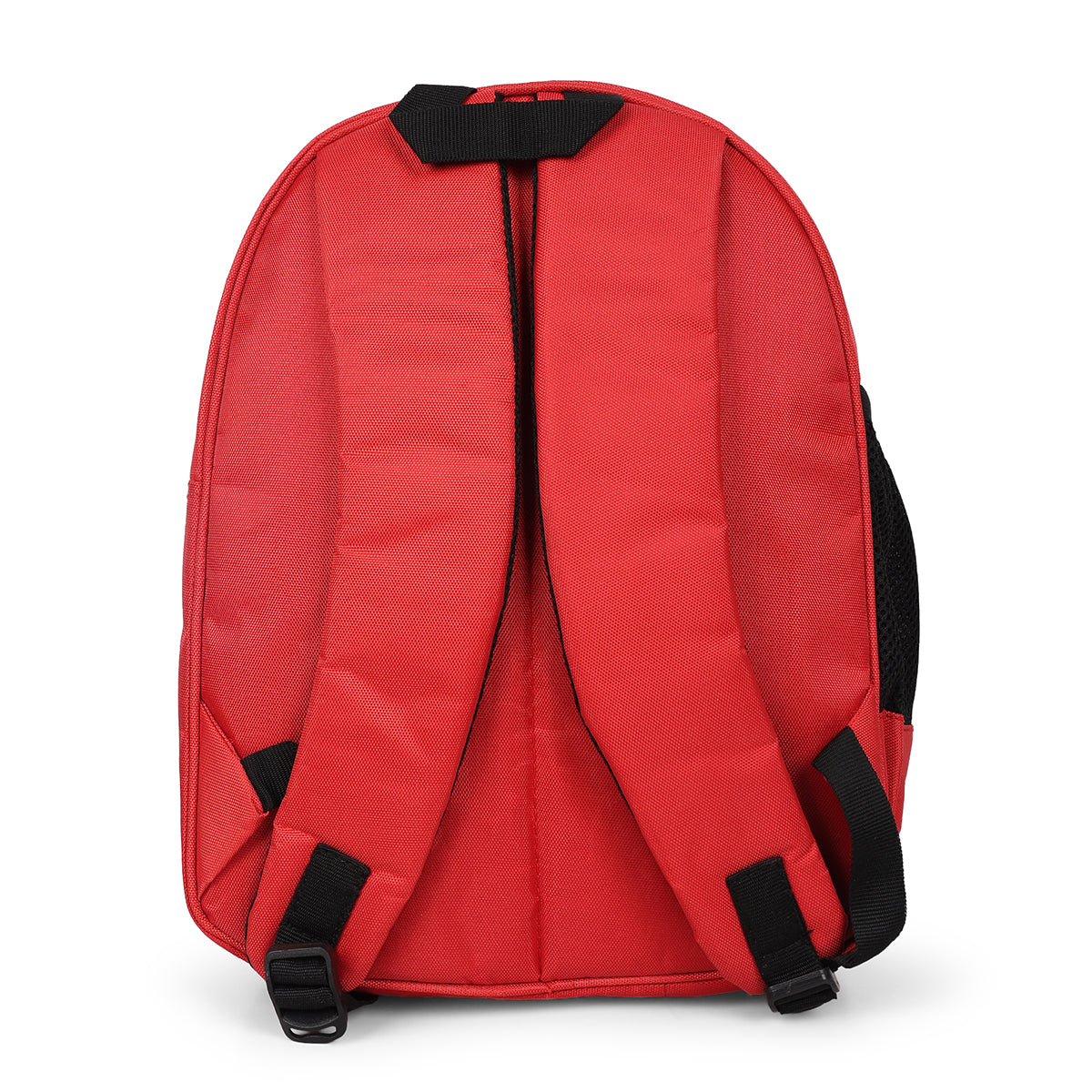 Kids Red Giraffe Printed Backpack with Front Zip Pocket