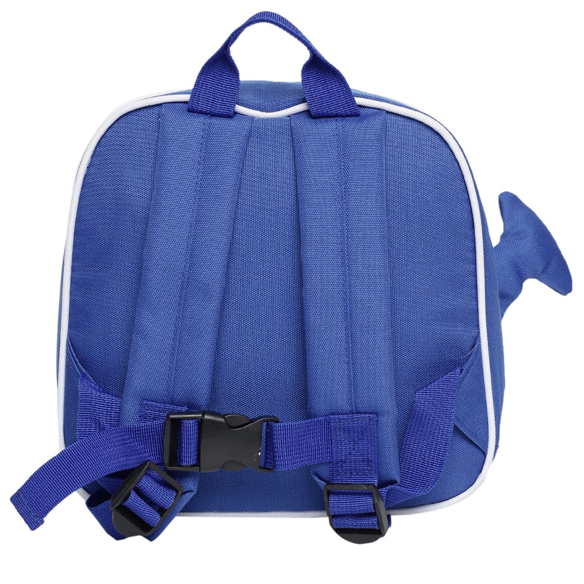 Blue Whale Print Backpack with Front Pocket Adjustable Straps Travel Backpack