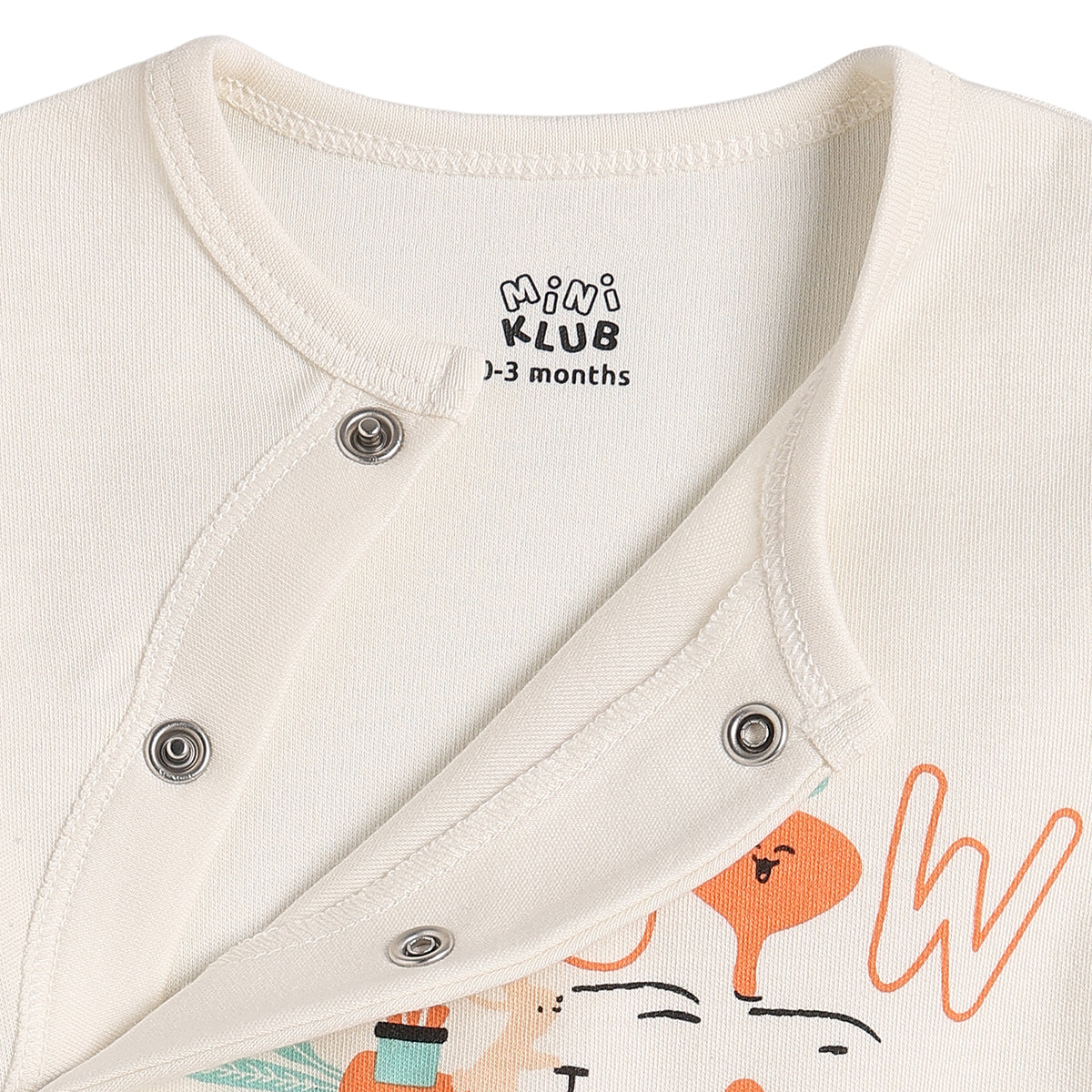 Baby Unisex Short Sleeve Romper With Cap Cream