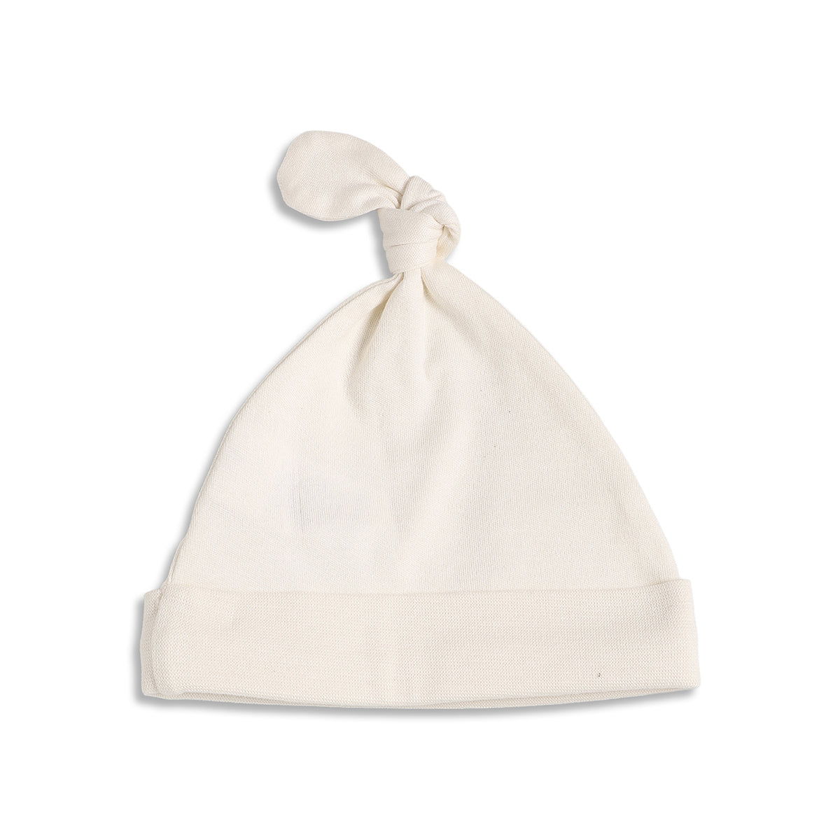 Baby Unisex Short Sleeve Romper With Cap Cream