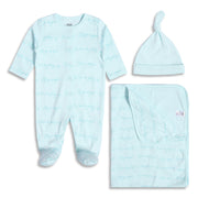 Baby Unisex 3 Piece Clothing Set Blue