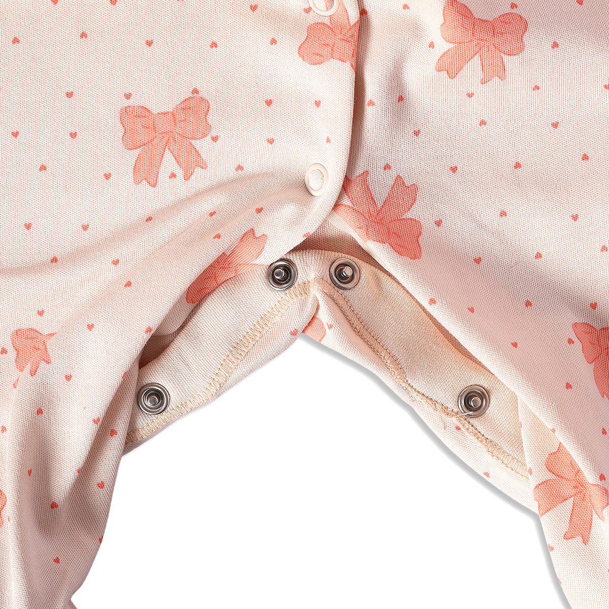 Baby Girls 6 Piece Clothing Set Peach