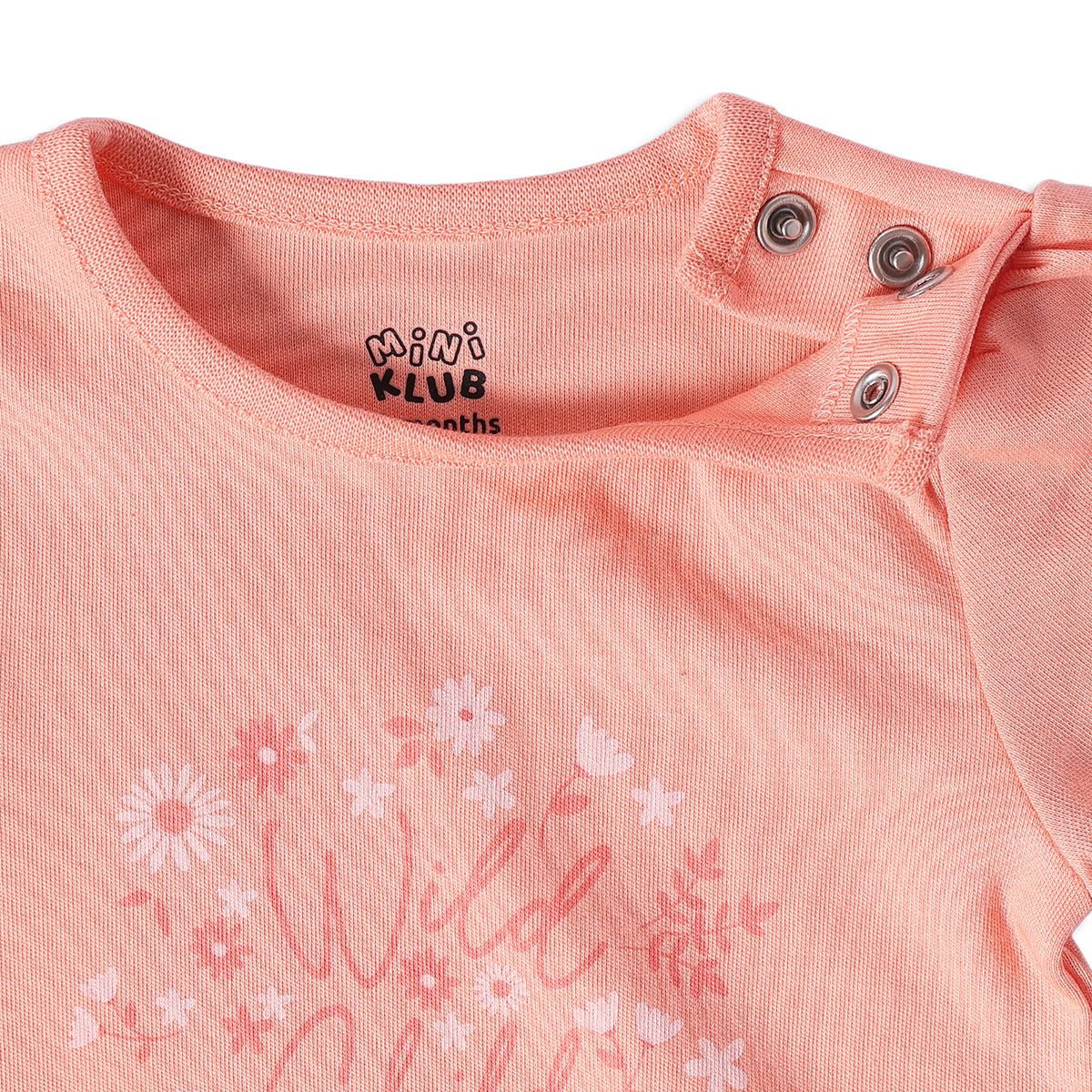 Baby Girls 6 Piece Clothing Set Peach