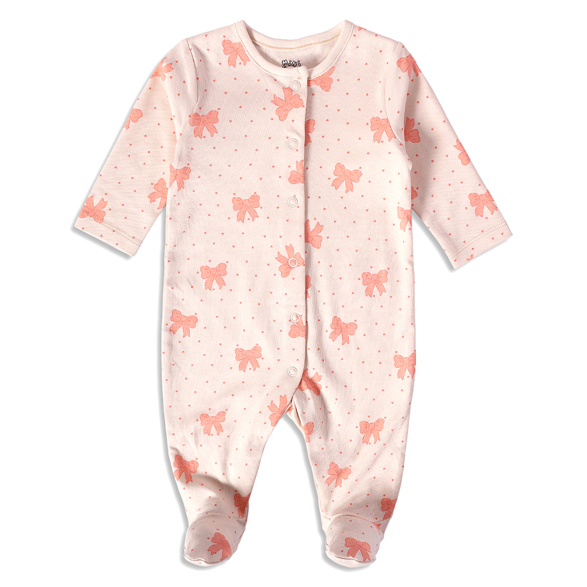Baby Girls 6 Piece Clothing Set Peach