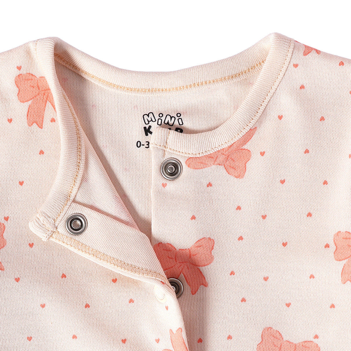 Baby Girls 6 Piece Clothing Set Peach