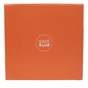 Orange Gift Storage Box with Magnetic Closure Keepsake Organizer Box