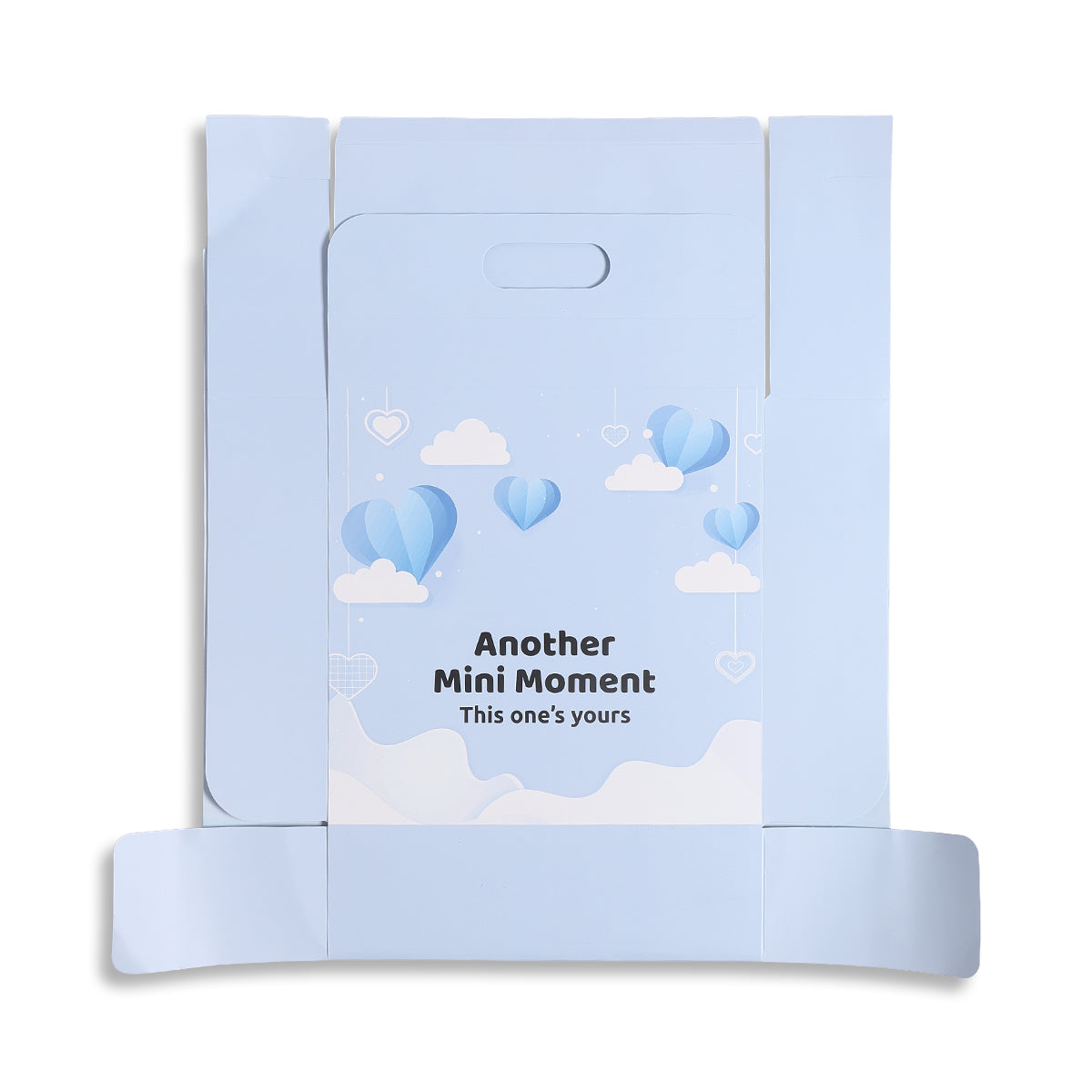 Baby Unisex Blue Printed Paper Gift Bag for Baby Essentials