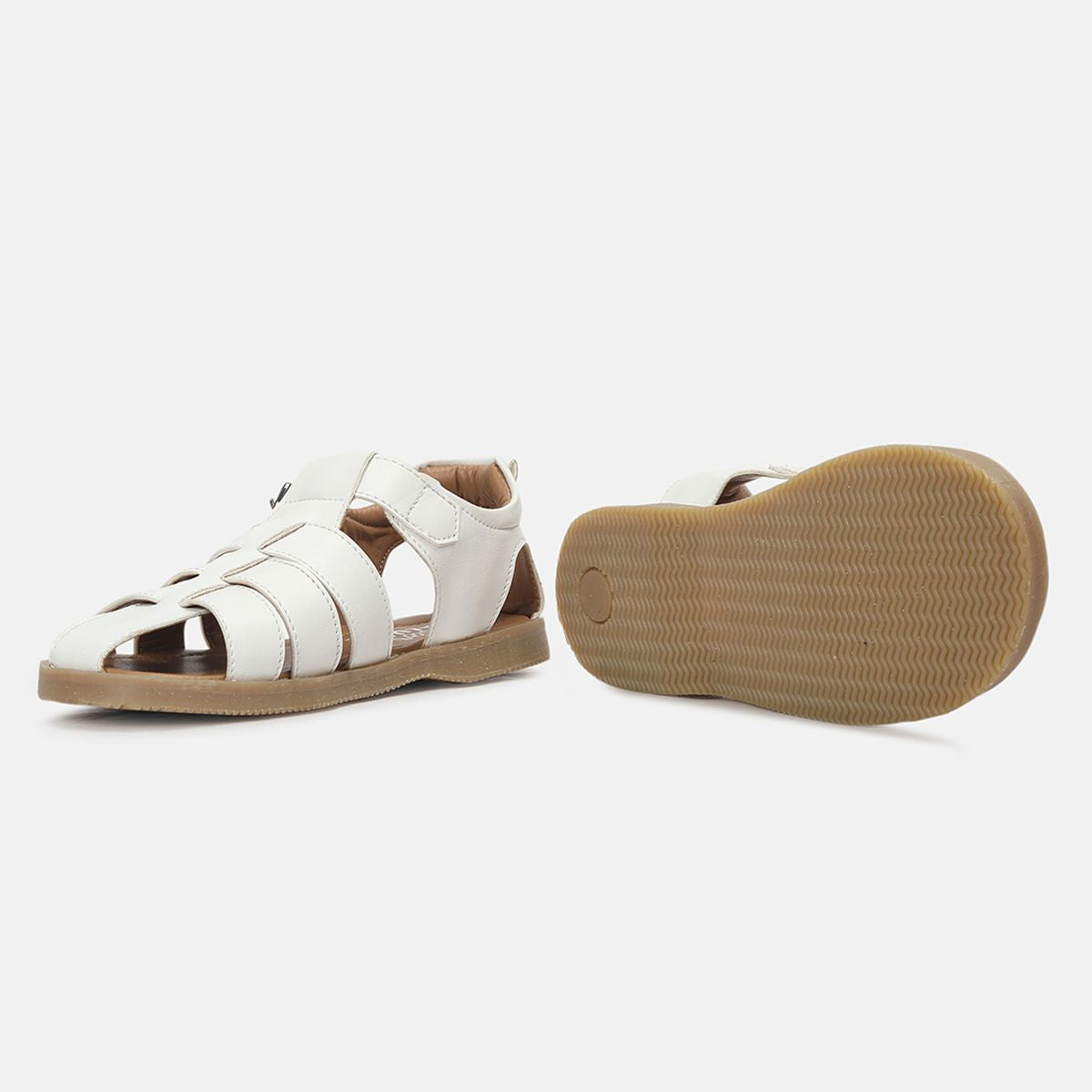 Boys White Sandals