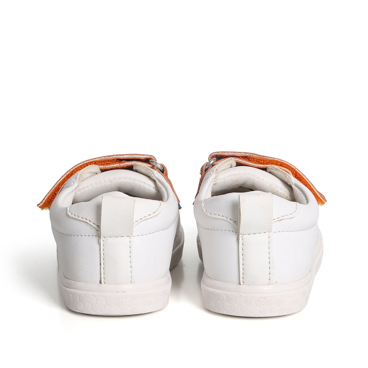 Baby Boys White Colourblock Casual Velcro Sneakers