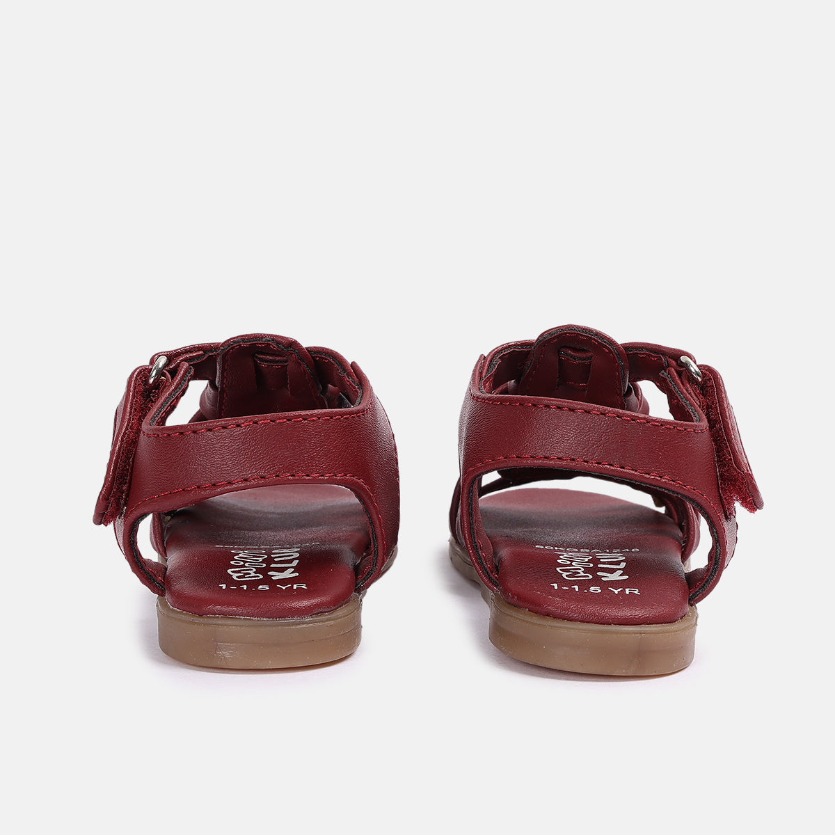Girls Maroon Sandals