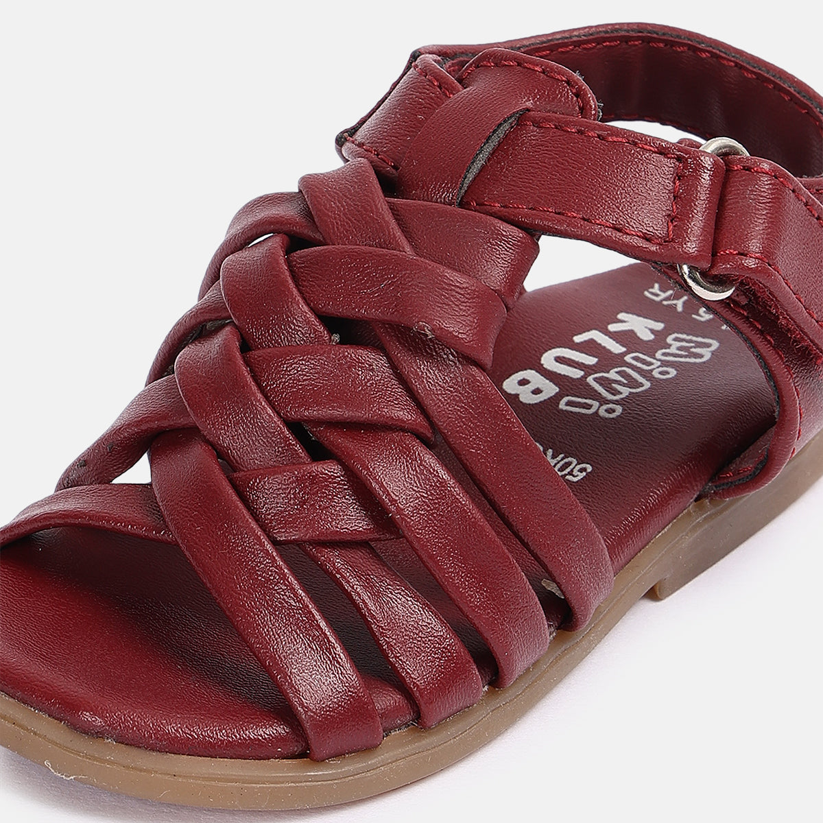 Girls Maroon Sandals