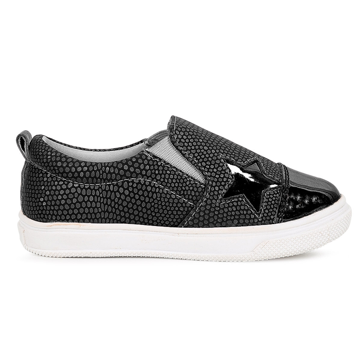 Girls Slip Ons Hs Black