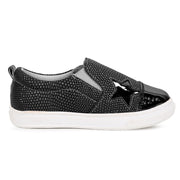 Girls Slip Ons Hs Black