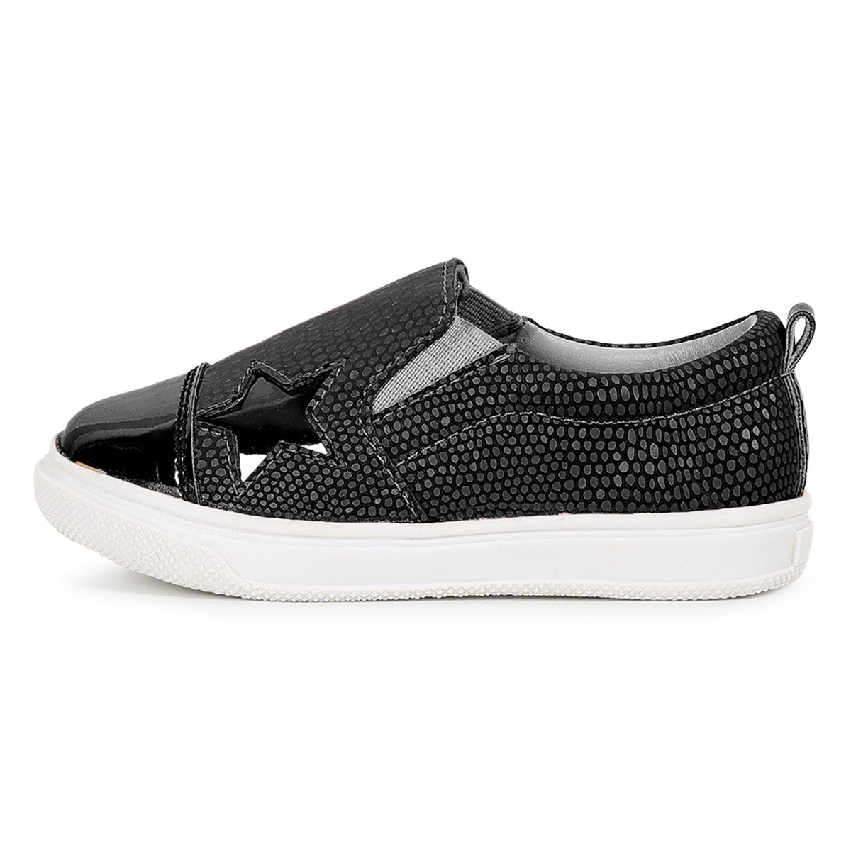 Girls Slip Ons Hs Black