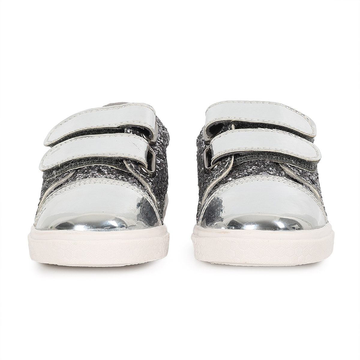 Girls Slip Ons Hs Silver