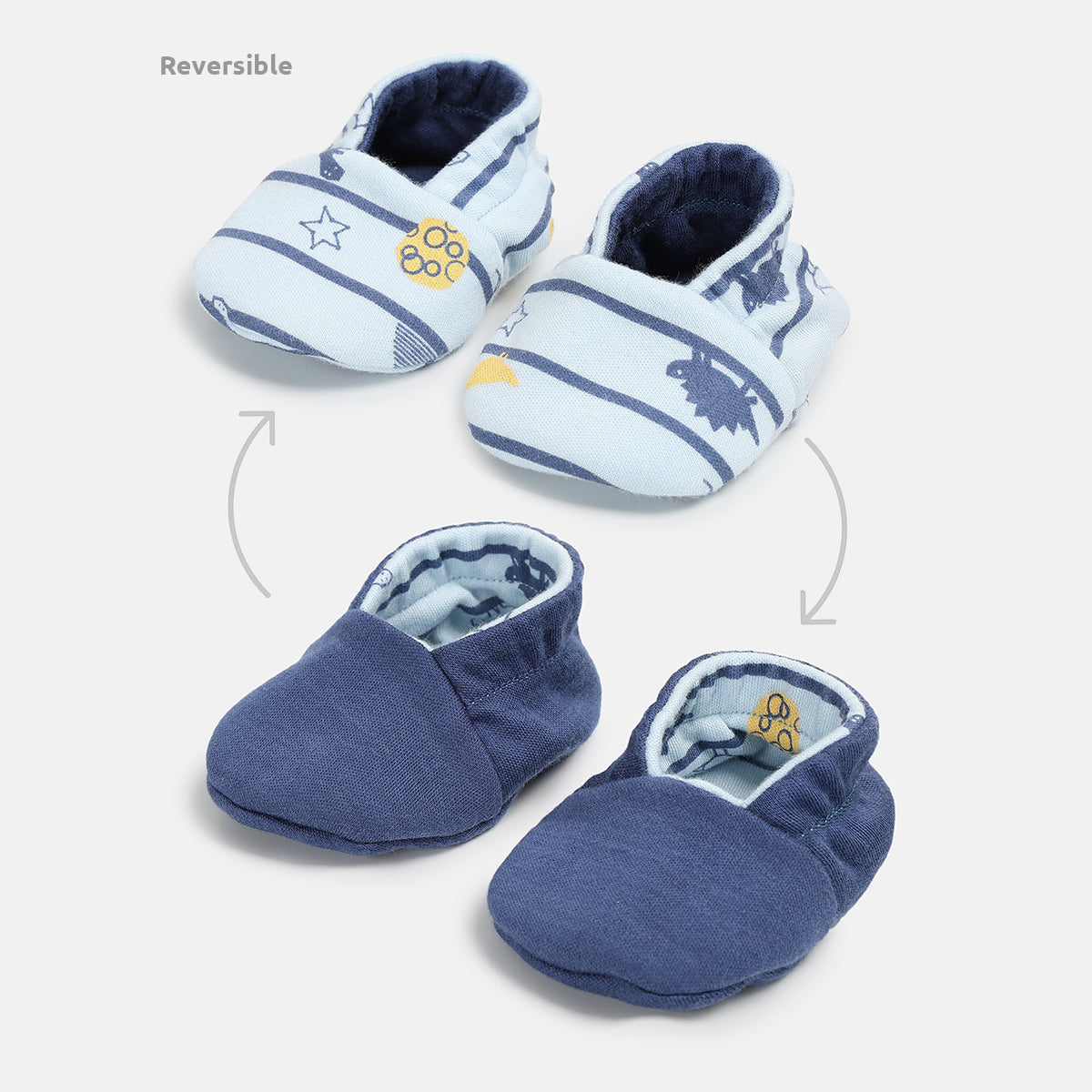 Boys Booties Set Multi