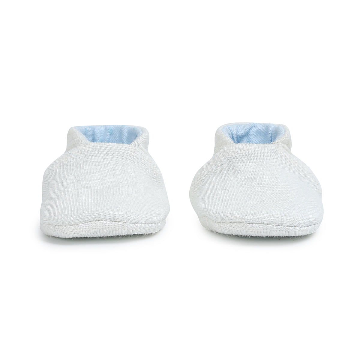 Baby Boys Solid Booties Set of 2 Pairs, Multicolour