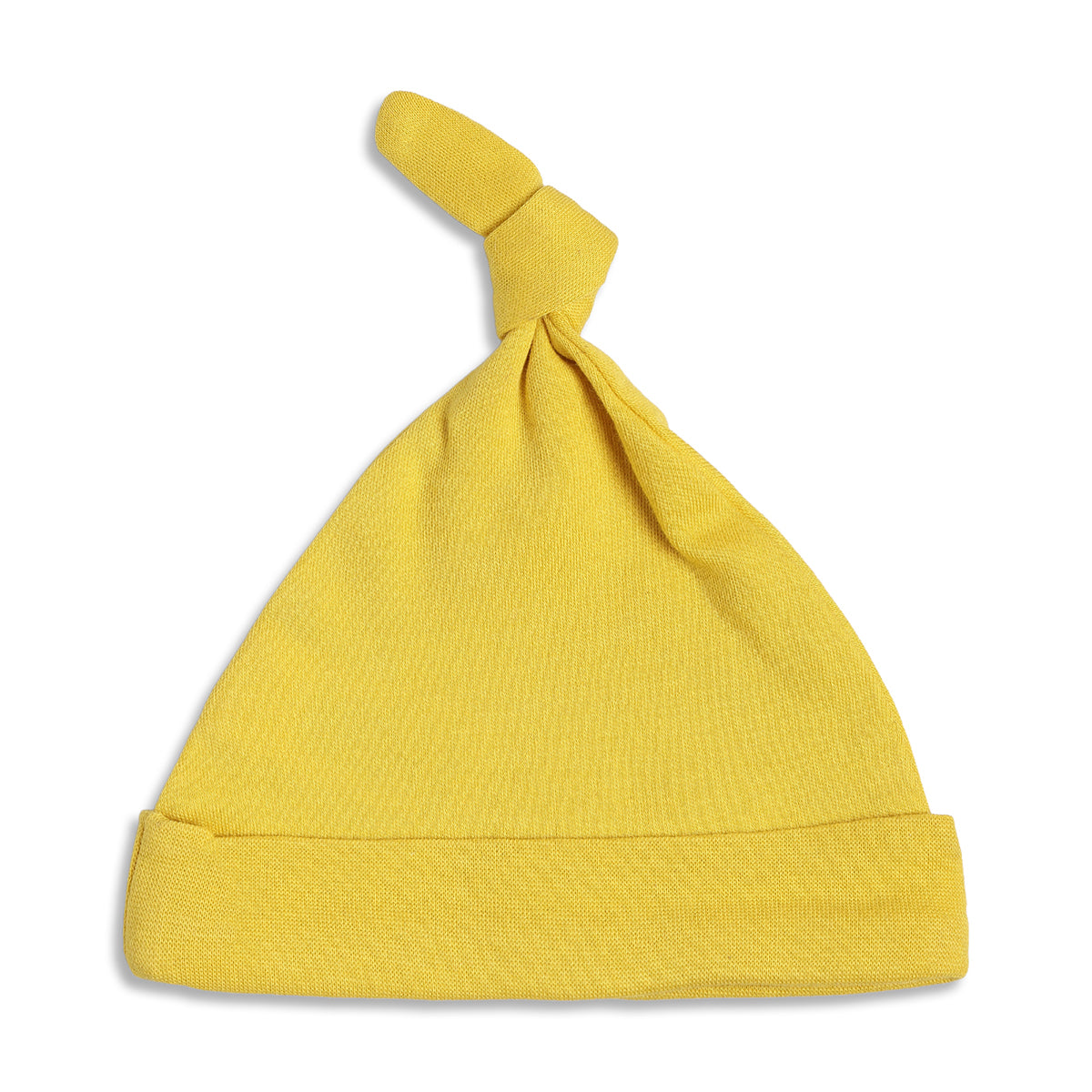 Baby Unisex Blue & Yellow Cotton Printed Cap Pack of 2 for Daily Wear