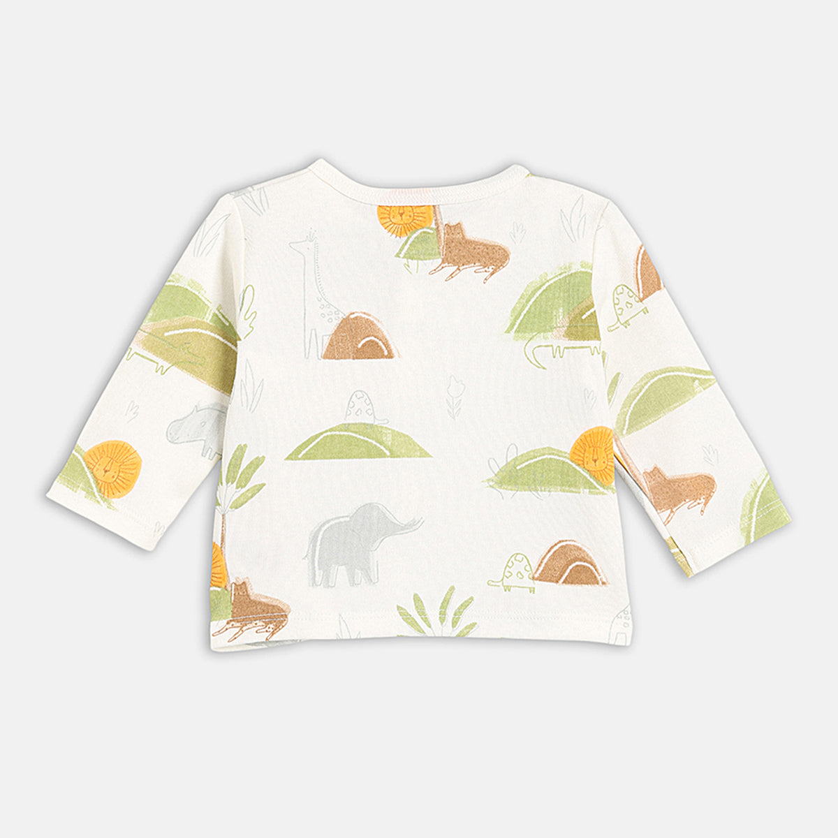 Baby Boys Printed Bodysuit with Shirt, Pants, Cap and Booties Set of 5, Cream
