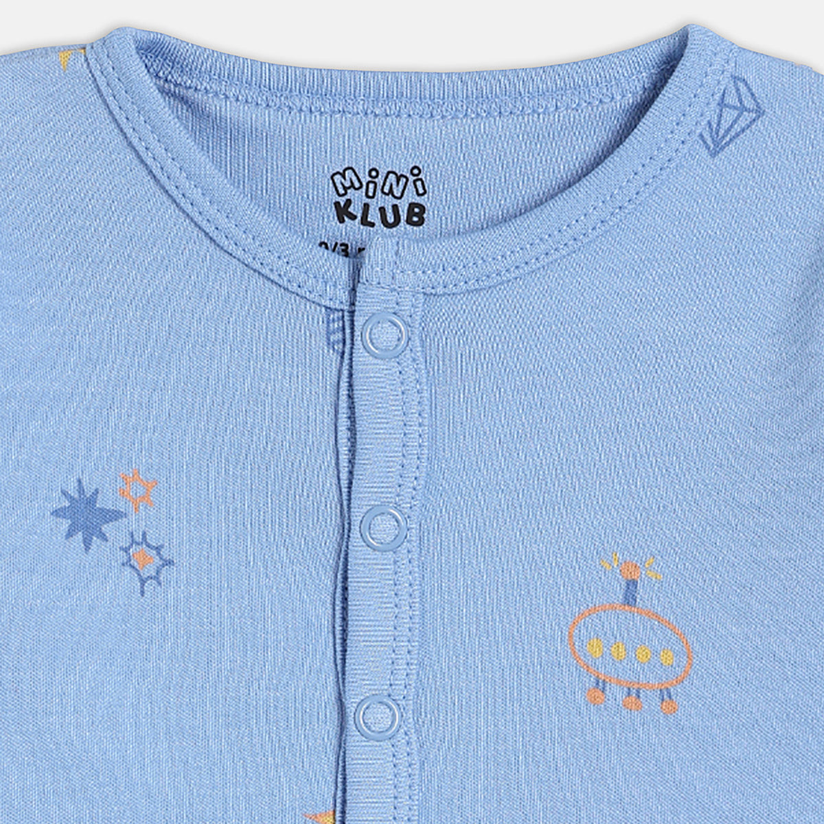 Baby Boys Printed Shirt and Pants with Booties and Soft Toy Set of 4, Blue