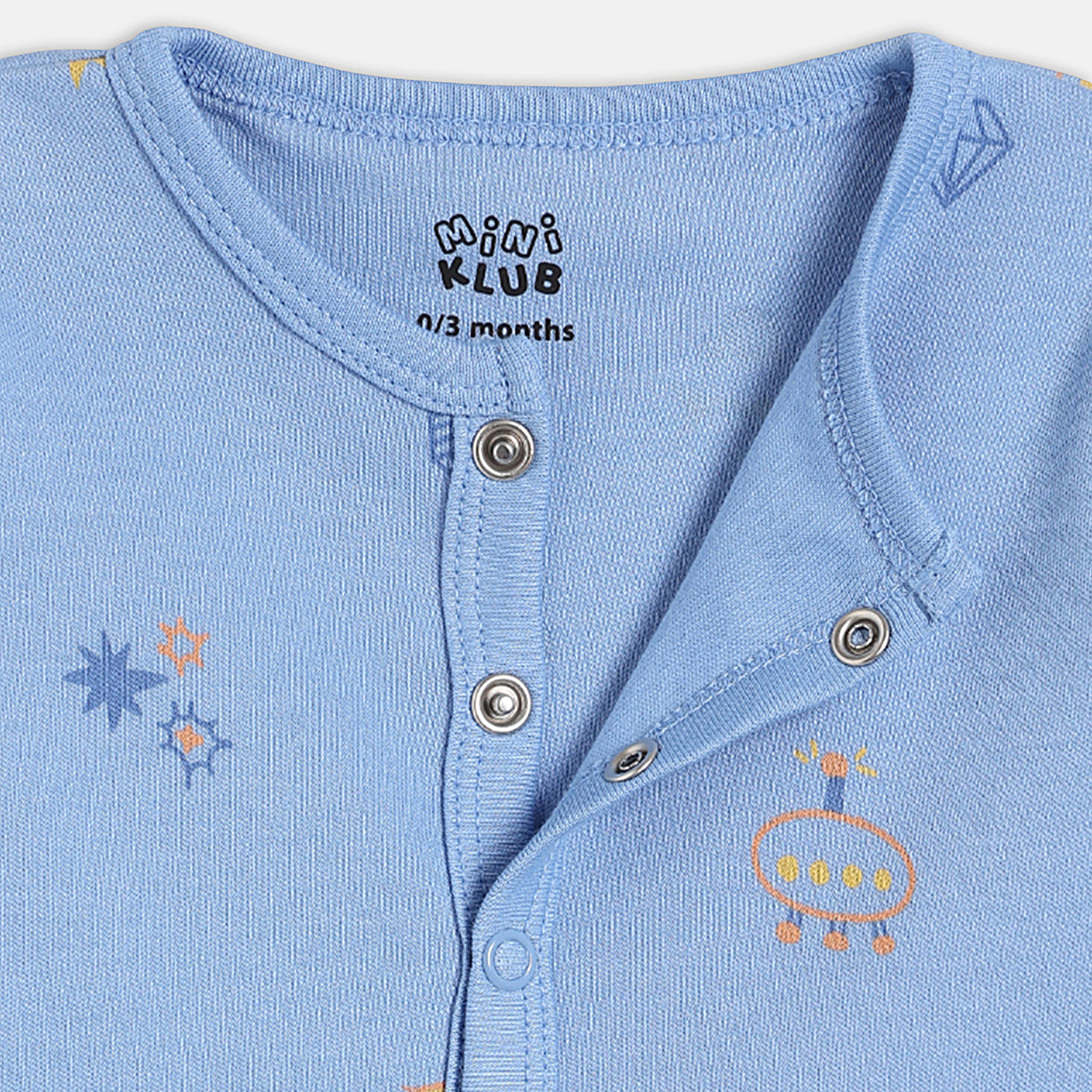 Baby Boys Printed Shirt and Pants with Booties and Soft Toy Set of 4, Blue