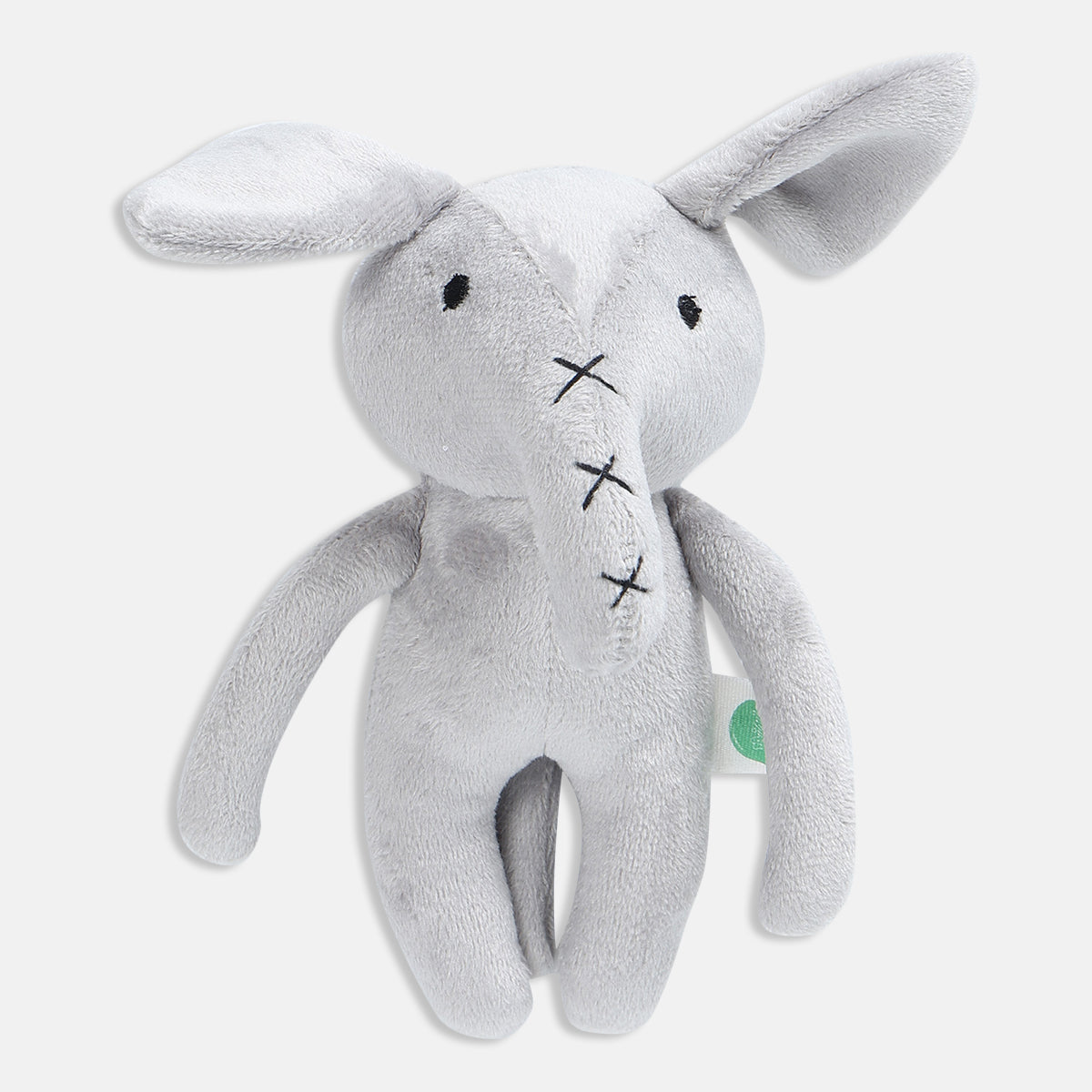 Baby Boys Printed Sleepsuit with Cap and Soft Toy Set of 3, White