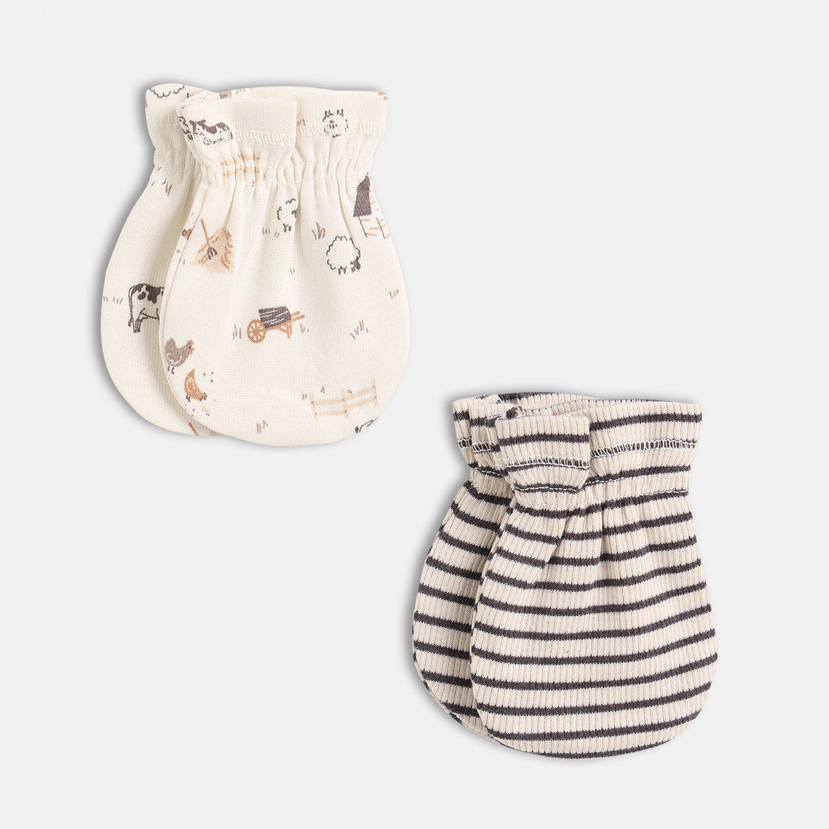 Girls (Set Of 2) Mittens Multi